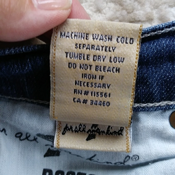 7FAM Bootcut Y2K Jeans 7 For All Mankind Jeans Size 29 Blue - Picture 11 of 16